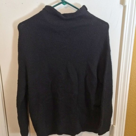 NEW Halston Heritage women's stretchy wool blend cowl neck sweater NWOT - Picture 3 of 6